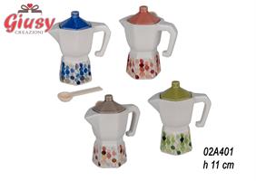 Caffettiera Mokka Pois 11 Cm Quattro Soggetti Assortiti  4*48