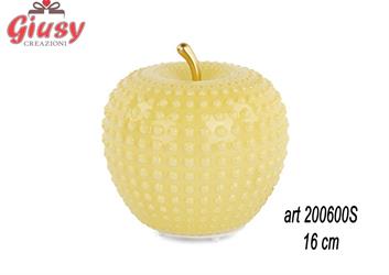 Mela Gialla In Vetro Con Led, Usb Ricaricabile Completa Di Scatola 4*8