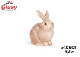 Coniglietto In Dolomite H 16,5 Cm 3*12