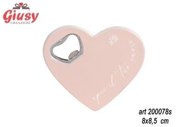 CUORE APRIBOTTIGLIA ROSA 8X8,5 24*144