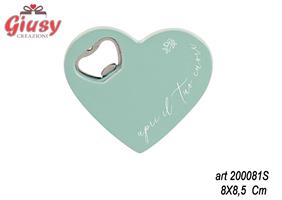 CUORE APRIBOTTIGLIA VERDE 8X8,5 24*144