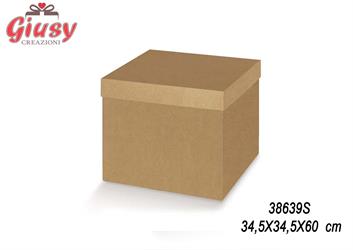 Scatola Avana Fondo E Coperchio 34,5X34,5C60 Cm 20*120