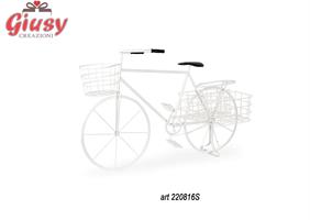 Bicicletta Bianca In Metallo Per Wedding 1,9MTX40CMX66CM