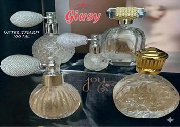 Profumatore In Vetro Colore Trasparente 100 Ml Misura 10X5 Cm Con Scatola 1*48