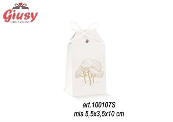 Scatola Tag Intrecci Albero Della Vita Colore Avorio 10*200