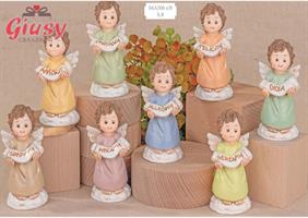 Divino Angelo In Resina, Otto Colori Assortiti 8 Cm   8*288