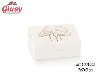 Sctola 7x7x3 Intrecci Con Albero Della Vita Con Stampa A Caldo 10*200