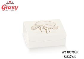 Sctola 7x7x3 Intrecci Con Albero Della Vita Con Stampa A Caldo 10*200