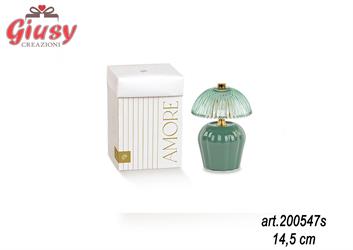 Lampada Vetro Verde Completa Di Scatola 6*12