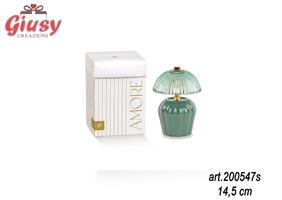 Lampada Vetro Verde Completa Di Scatola 6*12