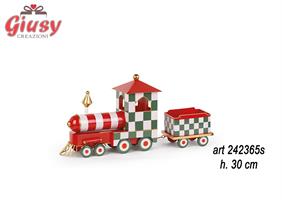 Trenino Con Scacchi Verdi L.62xh.29 1*2