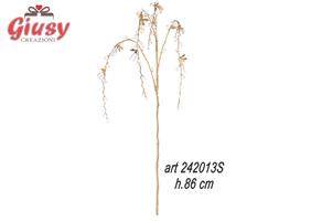 Ramo Cascante Artificiale  Color Oro Con Gemme H.86 Cm 1*72