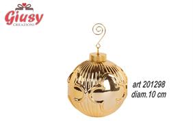 Appendino Sfera In Porcellana Decoro Royal Venice Diametro 10 Cm Completo di Scatola 1*48
