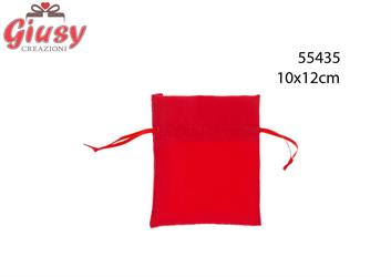 Sacchetto Rosso In Cotone 10×12 CM 120*720